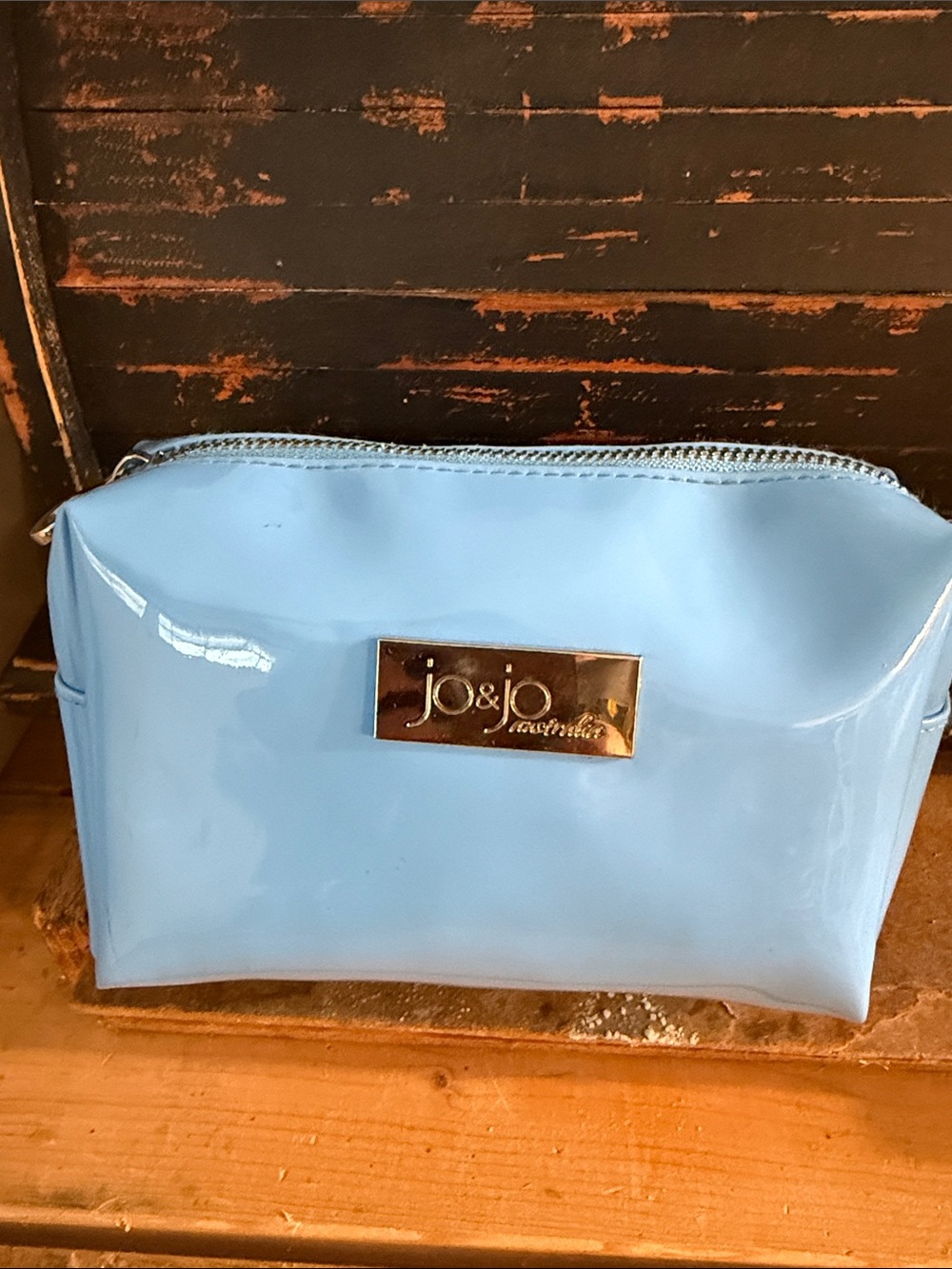 Light Blue Jo&Jo Australia Patent Cosmetic Bag